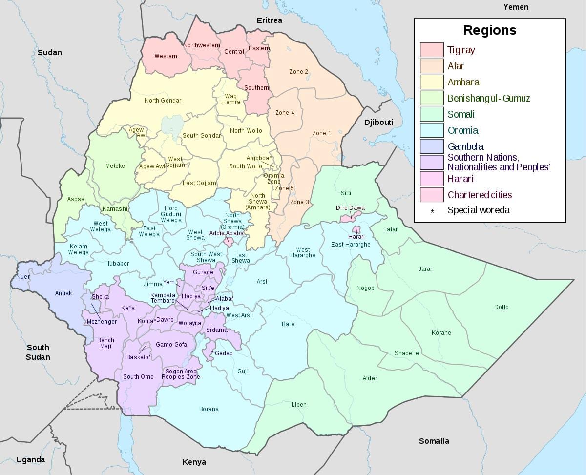 hawassa Ethiopia bản đồ