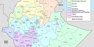 Mới Ethiopia bản đồ