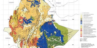 Bản đồ của địa chất bản đồ của Ethiopia