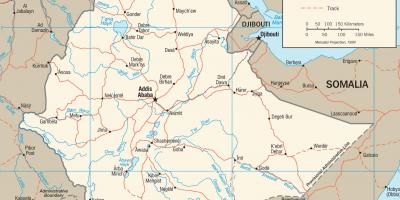 Mới Ethiopia bản đồ
