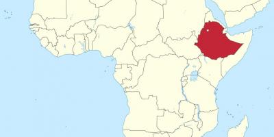 Bản đồ của phi đang ở Ethiopia