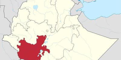 Bản đồ của nam Ethiopia