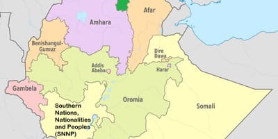 Ê tigray bản đồ
